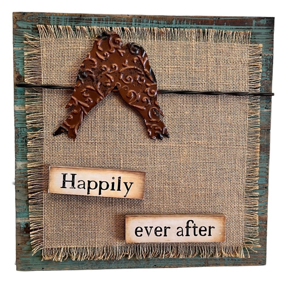 NWOT Happily ever after sign